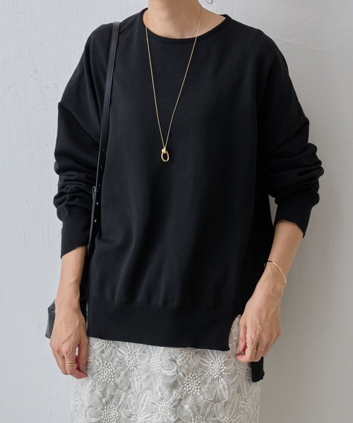 BEARDSLEY（ビアズリー） 長袖ニット FREE ブラック レディース