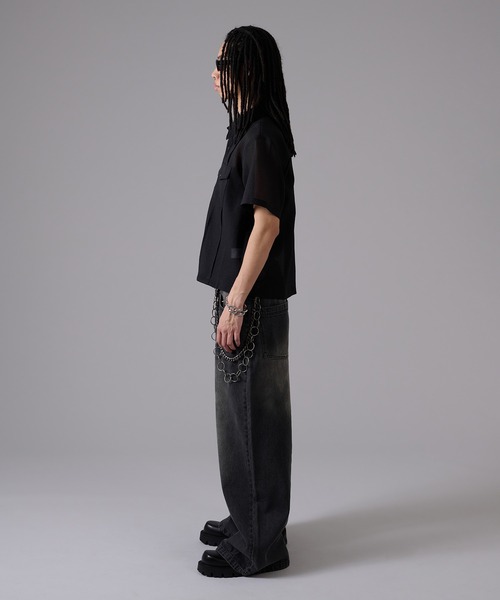 【ZOZO完売品】ander hunk オーバーダイバギーデニムカーゴパンツ ANDER HUNK カーゴパンツ 4-Pocket Cargo Denim Pants/4ポケット