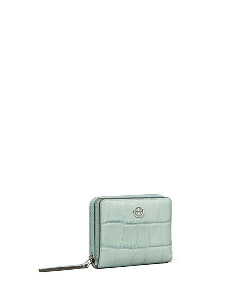 TORY BURCH 財布 ロビンソン クロコエンボス バイフォールド