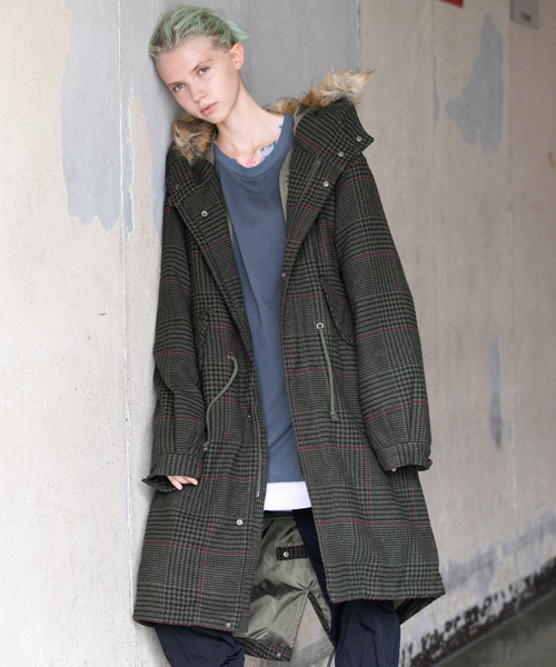 AIVER（アイバー） モッズコート MEDIUM カーキ メンズ : ZOZOTOWN