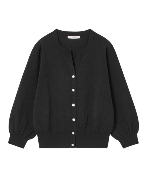 ANAYI（アナイ） カーディガン キーネックアソート釦 カーディガン