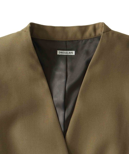 DRESSLAVE（ドレスレイブ） ジャケット ノーカラージャケット suiting