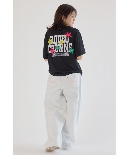 RODEOCROWNS ビック Tシャツ お揃い レディース(F) キッズ(M) ROPE' PICNIC（ロペ ピクニック） tシャツ 「KIDS」チュールドッキング