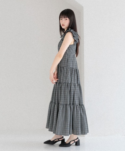 Heather（ヘザー） ワンピース 2WAYショルダーフリルワンピース 581599