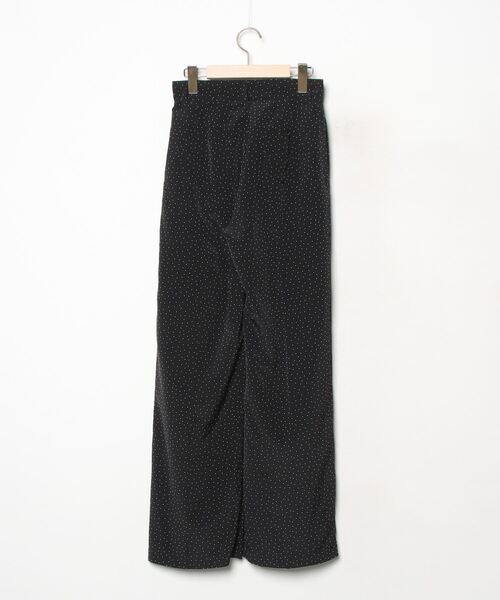 TSURU by Mariko Oikawa」 ドット柄パンツ 38 ブラック レディース 