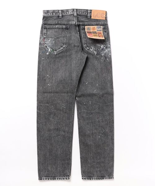「Lee」 ダメージ加工デニムパンツ LARGE ライトインディゴブルー メンズ