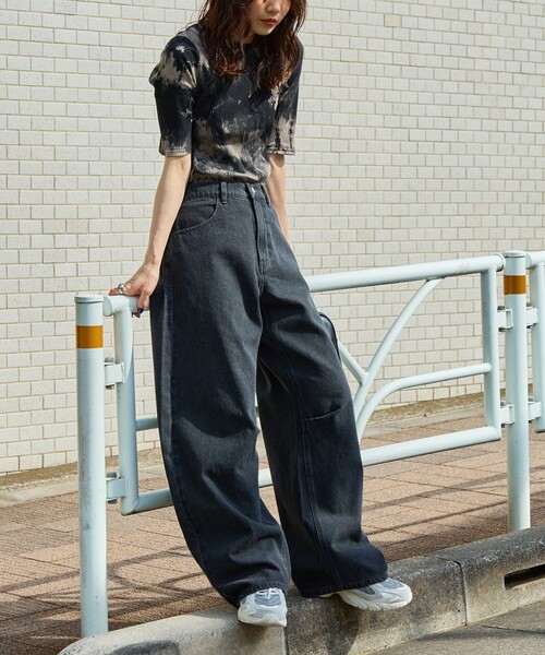 「FREAK'S STORE」 デニムパンツ MEDIUM ブルー レディース