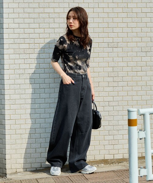 「FREAK'S STORE」 デニムパンツ MEDIUM ブルー レディース