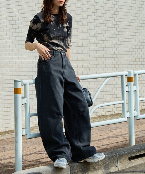 「FREAK'S STORE」 デニムパンツ MEDIUM ブルー レディース
