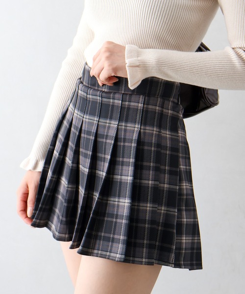 SpRay（スプレイ） スカート チェックプリーツミニスカート : ZOZOTOWN