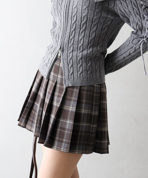 SpRay（スプレイ） スカート チェックプリーツミニスカート : ZOZOTOWN