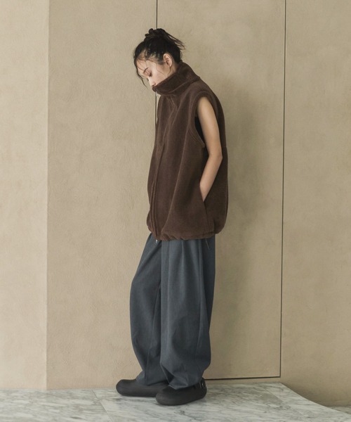 feepur（フェピュール） コート アウター ダブルジップボアベスト