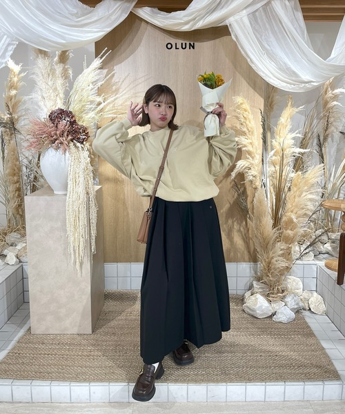 OLUN トレーナー スウェット OLUN” Logo sweat / ”OLUN” ロゴ刺繍 