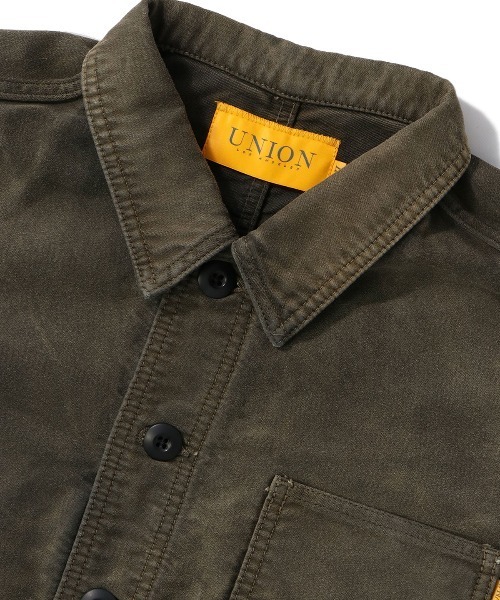 カバーオール UNION TOKYO MOLESKIN CHORE JACKET ユニオントーキョー ジャケット メンズ レディースの画像