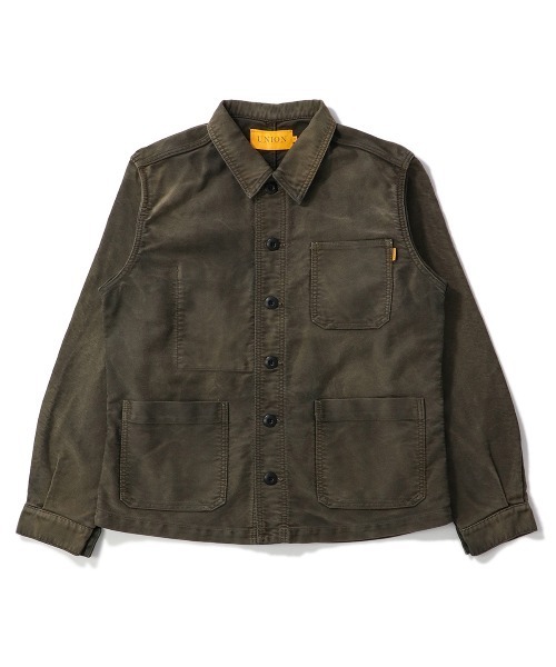 【新品未使用】THE UNION /HOT COVERALL JAKET UNION（ユニオン） カバーオール UNION TOKYO MOLESKIN CHORE JACKET