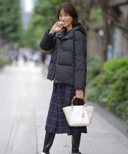 J.PRESS（J.プレス） シャツワンピース サイロチェック ストライプ