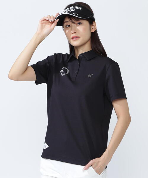 MASTER BUNNY EDITION レディースネイビー ポロシャツ MASTER BUNNY EDITION（マスターバニーエディション） ポロシャツ ポロ