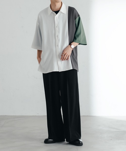 「epnok」 半袖シャツ MEDIUM オフホワイト メンズ_画像2