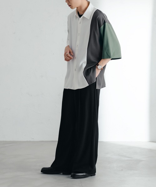 「epnok」 半袖シャツ MEDIUM オフホワイト メンズ_画像3