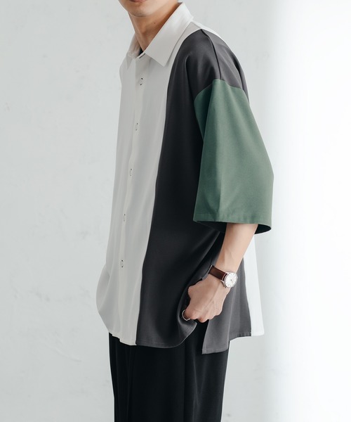 「epnok」 半袖シャツ MEDIUM オフホワイト メンズ_画像6