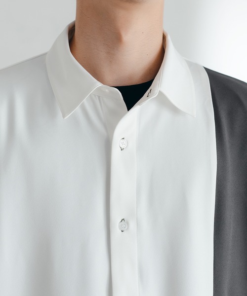 「epnok」 半袖シャツ MEDIUM オフホワイト メンズ_画像8