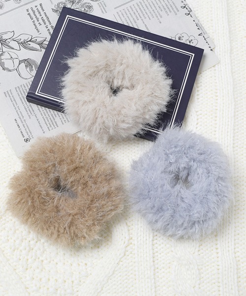 Flowering（フラワーリング） シュシュ ボリュームファー/シュシュ