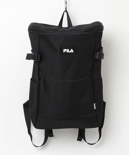 FILA（フィラ） デイバック リュック ロゴ入りスクエアバックパック 