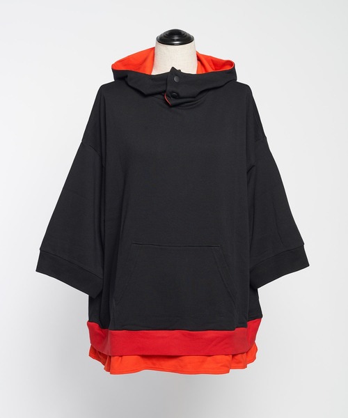 「gomme」 プルオーバーパーカー MEDIUM チャコールグレー レディース_画像9