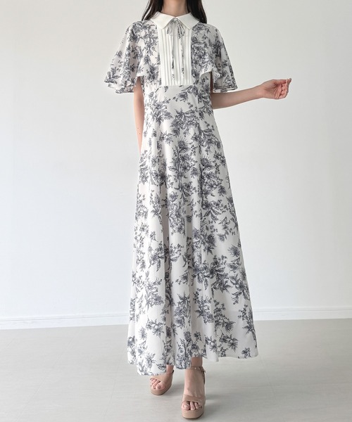 「JUNOAH」 半袖ワンピース MEDIUM ブルー レディース_画像6