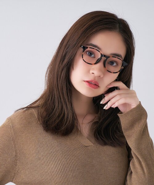 高級感ある上品な1品 高品質 目玉商品 メガネ 伊達メガネ Zoff（ゾフ） 伊達メガネ メガネ 眼鏡 ボストン型 メガネ｜伊達メガネ