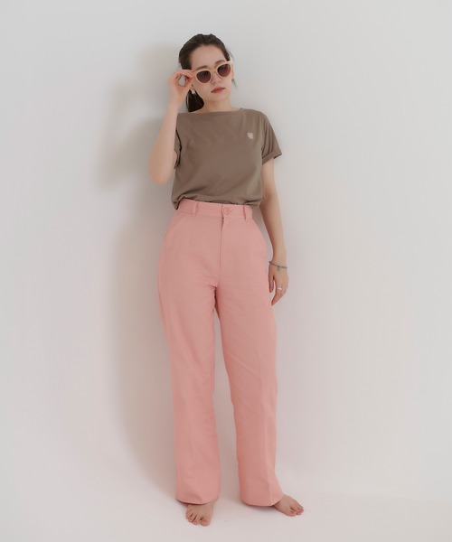 「TINA：JOJUN」 半袖Tシャツ M モカ レディース_画像9