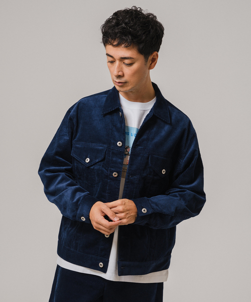 EDIFICE（エディフィス） コート ジャケット コーデュロイ トラッカー