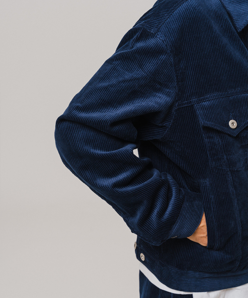 EDIFICE（エディフィス） コート ジャケット コーデュロイ トラッカー