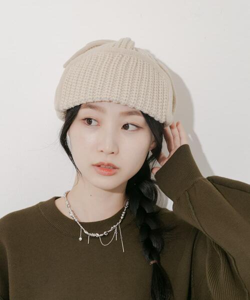 SMELLY（スメリー） ニット帽 ニットキャップ リブニットフライト