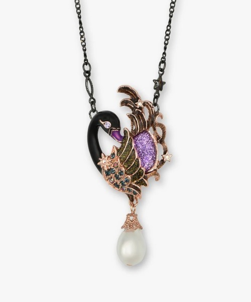 ANNA SUI（アナスイ） ネックレス ブラックスワンモチーフ ネックレス