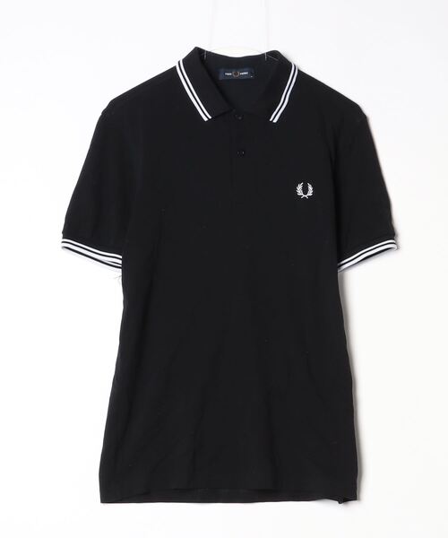 FRED PERRY（フレッドペリー） 半袖ポロシャツ MEDIUM ブラック メンズ