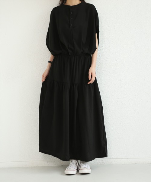 MAISON DE THERESE（メゾン ド テレーズ） 半袖ワンピース M ブラック