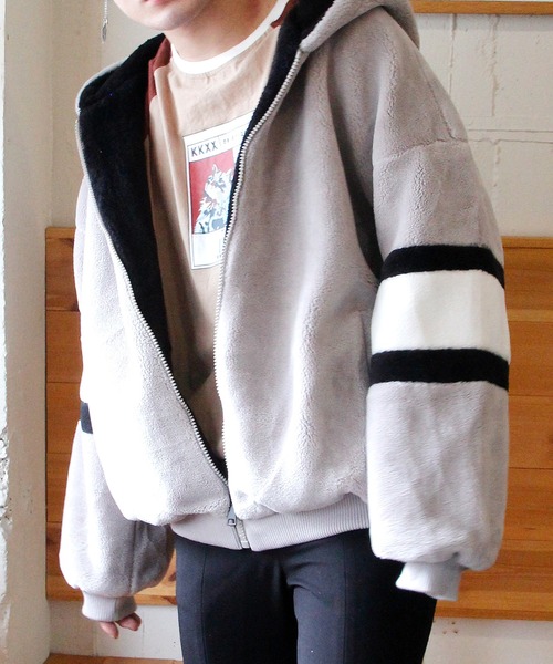 「THISIS」 ブルゾン MEDIUM ブラック メンズ_画像4