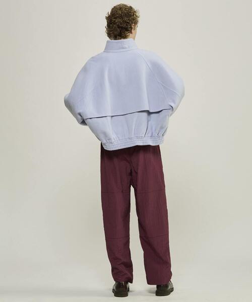 コート ジャケット Double face cloth zip-up jacket メンズの画像
