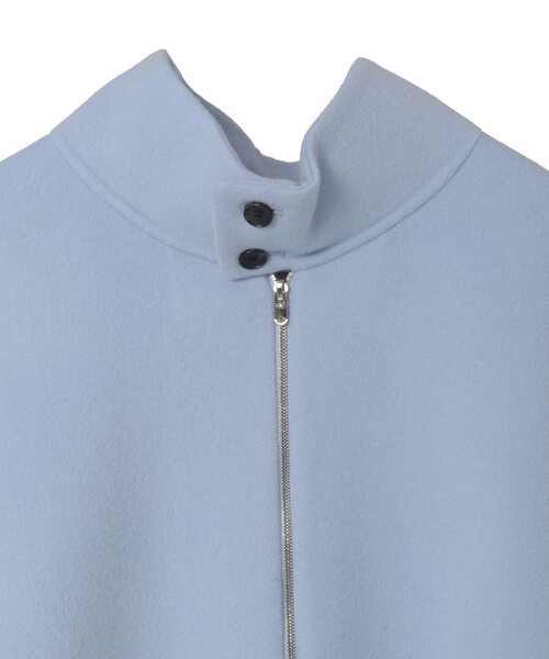 コート ジャケット Double face cloth zip-up jacket メンズの画像