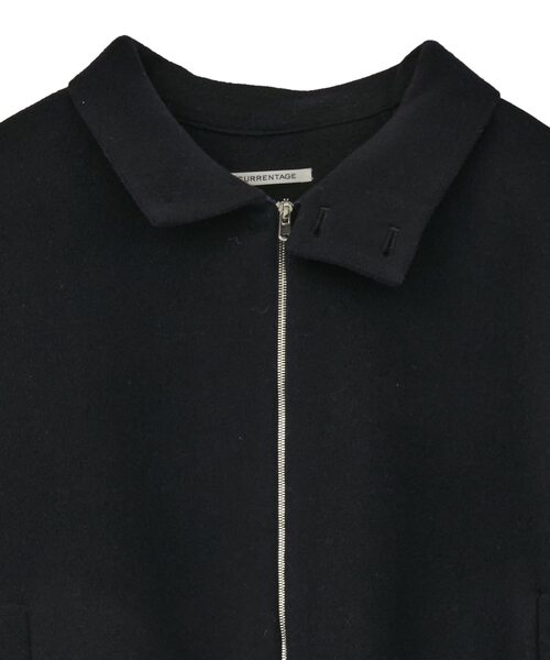 コート ジャケット Double face cloth zip-up jacket メンズの画像