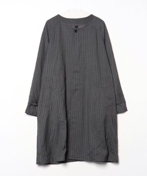 【新品】ts(s) チェスターコート 2 グレー ts（ティーエスエス） 「ts(s)」 ノーカラーコート 2 グレー メンズ