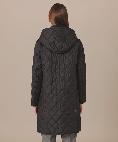 美品 MACKINTOSH LONDON LIMONTA タフタフーデットコート LIMONTA】 MACKINTOSH LONDONタフタフーデットコート 紺