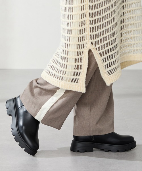 良品　♥レディース　FITWAY　即ラウンドOK　買い足し不要　送料込み WA ORiental TRaffic ブーツ 厚底 タンクソール ラウンド ショート