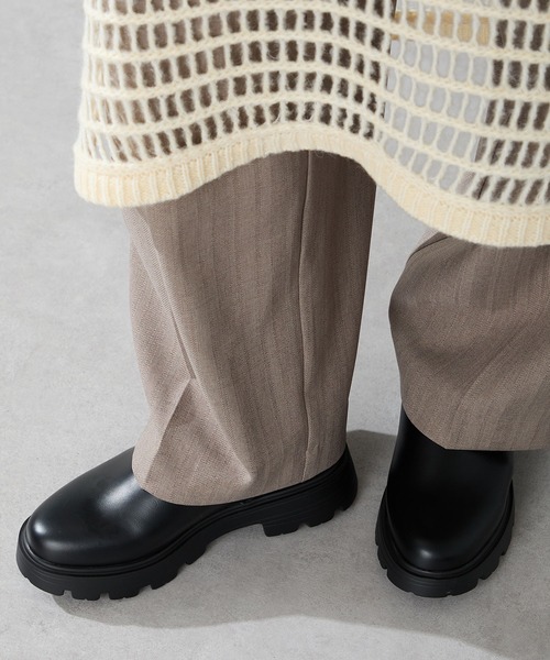 WA ORiental TRaffic ブーツ 厚底 タンクソール ラウンド ショート