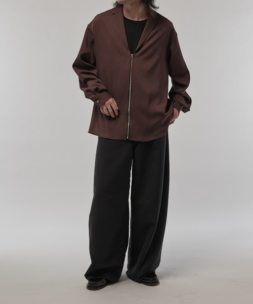 「CULLNI」 長袖シャツ 1 アイボリー メンズ_画像2