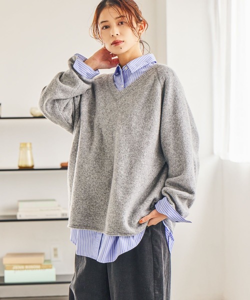 studio CLIP（スタディオクリップ） ニット セーター 7ゲージウール