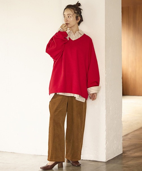 studio CLIP（スタディオクリップ） ニット セーター 7ゲージウール