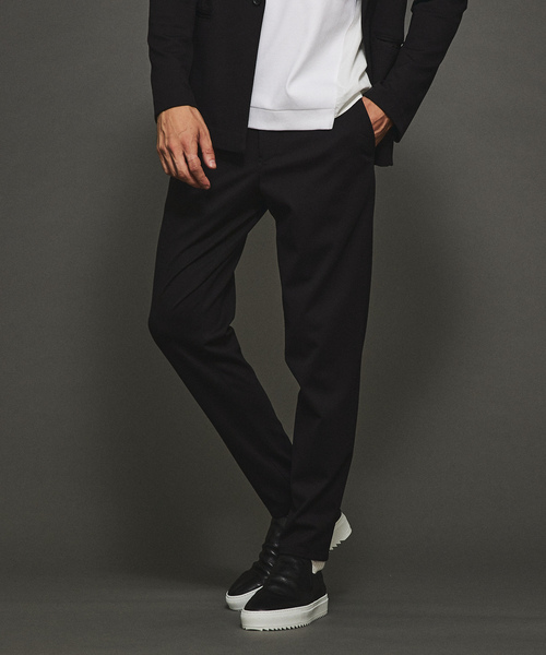 5351 POUR LES HOMMES スラックス 44 ブラック メンズ : ZOZOTOWN