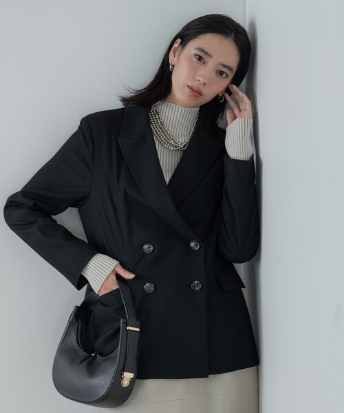 INDIVI GALLEST ジャケット テーラードジャケット Comfy SET UP
